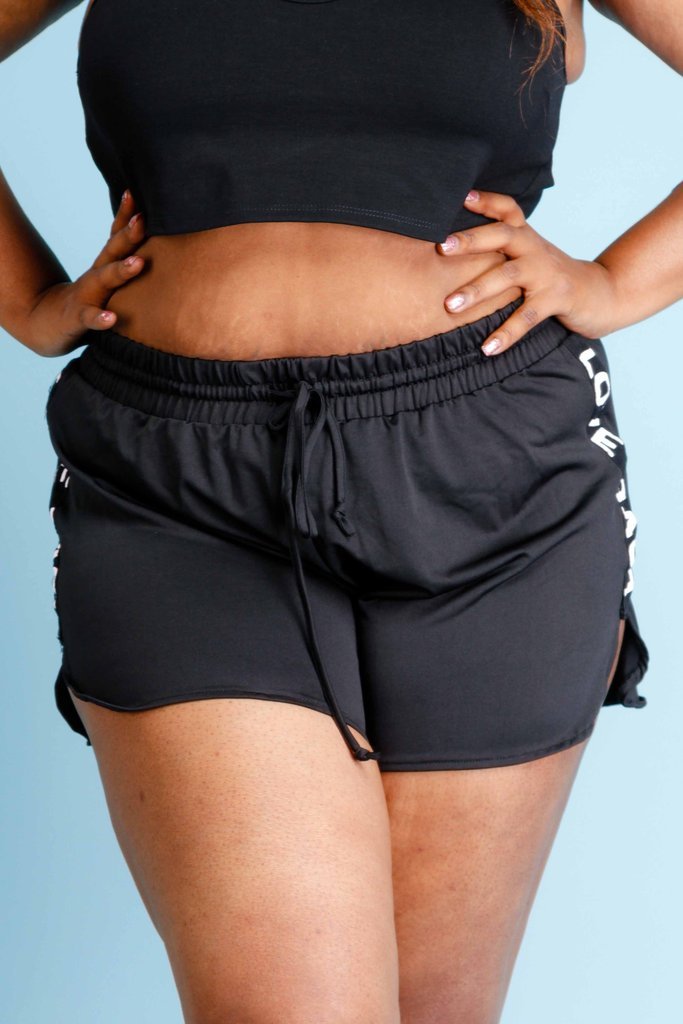 Plus Size Love Active Shorts