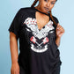 Plus Size Rock and Roll Band Tee