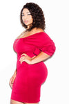 Plus Size Sexy Off Shoulder Dress [SALE]