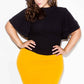 Plus Size Tiered Bell Sleeved Blouse