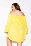 Plus Size Sexy Off Shoulder Smock Dress