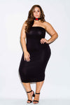 Plus Size Maxi Tube Dress