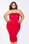 Plus Size Maxi Tube Dress