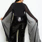 Plus Size Elegant Sheer Sequin Cape Sleeve Jumpsuit [SALE]