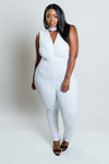 Plus Size Choker Jumpsuit