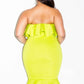 Plus Size Flounce Showstopper Mermaid Dress