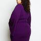 Plus Size Bell Sleeve Cut Out Detail Dress