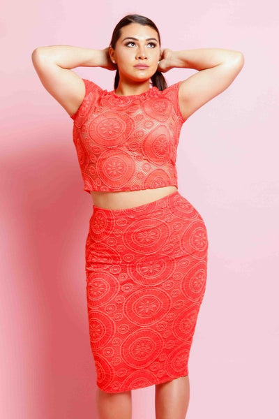 Plus Size Lacy Matching Set – slayboo