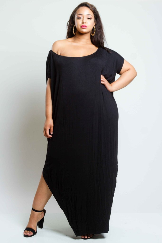 Plus Size T-Shirt Maxi Dress