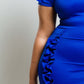 Plus Size Dress with Shirring Detail