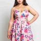 Plus Size Gorgeous Floral Cami Dress