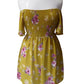 Plus Size Blossom Ruched Mini Dress