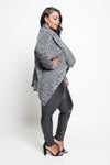 Plus Size Knit Cardigan Sweater