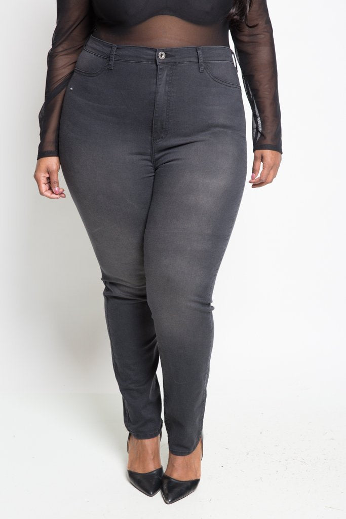 Plus Size Classic High Rise Skinny Jeans