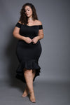 Plus Size Sweetheart Mermaid Maxi Bodycon Dress [SALE]