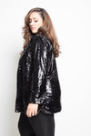 Plus Size Sparkling Sequin Perfect Blazer