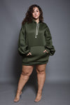 Plus Size Scuba Cool Hoodie Dress