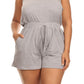 Plus Size Bombshell Halter Neck Romper