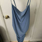 Blue Ruched Style Dress