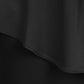 Plus Size Solid Techno Ruffled Pencil Skirt