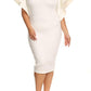 Plus Size Glam Bodycon Scuba Dress [SALE]
