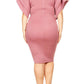 Plus Size Glam Bodycon Scuba Dress [SALE]