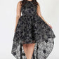 Plus Size Gorgeous Detailed Floral Hi Lo Sleeveless Dress [PRE-ORDER 25% OFF]