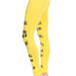Solid Active Stencil Stripe Print Leggings