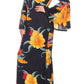 Plus Size Floral Queen Silhouette Maxi Dress