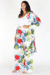 Plus Size Lovely Floral Flow Cardigan & Pants Set [PRE-ORDER 25% OFF]