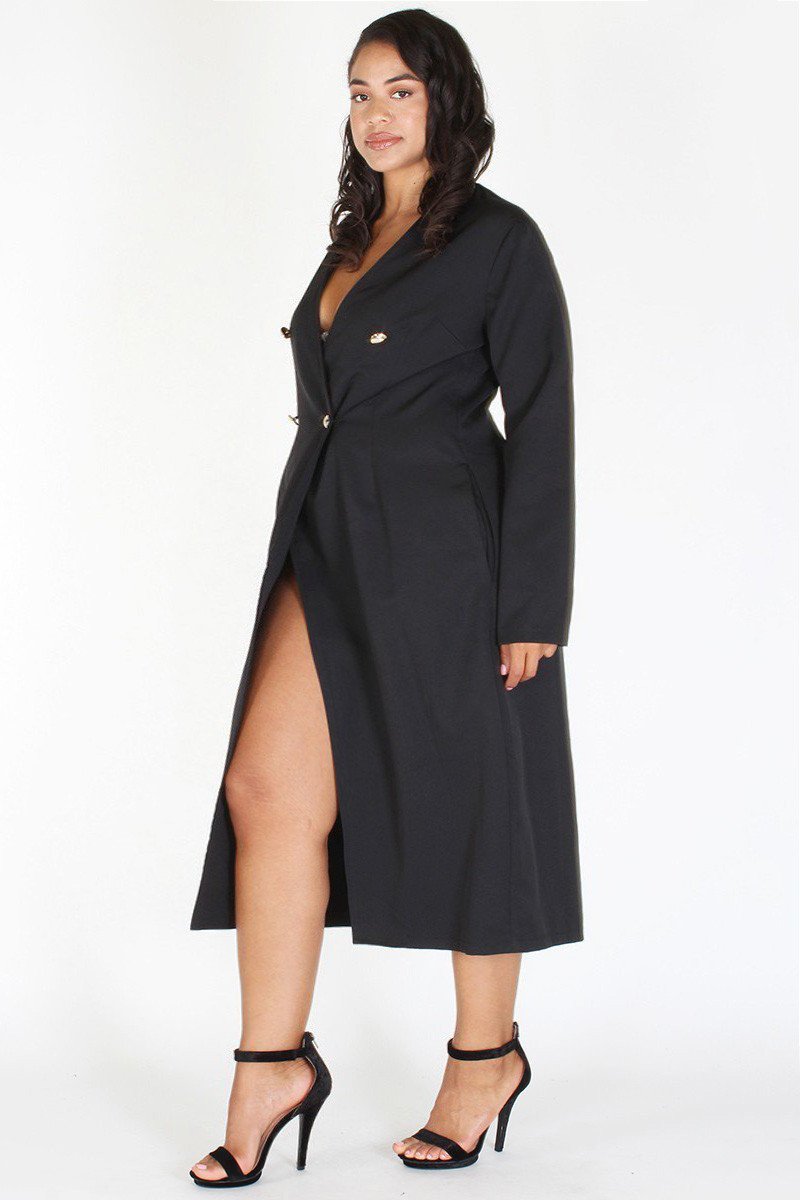 Plus Size Sexy Blazer Night Out Cocktail Dress [PRE-ORDER 25% OFF]