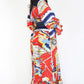 Plus Size Designer Queen Ribbon Tie Maxi Dress [PRE-ORDER 25% OFF]