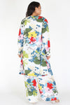 Plus Size Lovely Floral Flow Cardigan & Pants Set [PRE-ORDER 25% OFF]