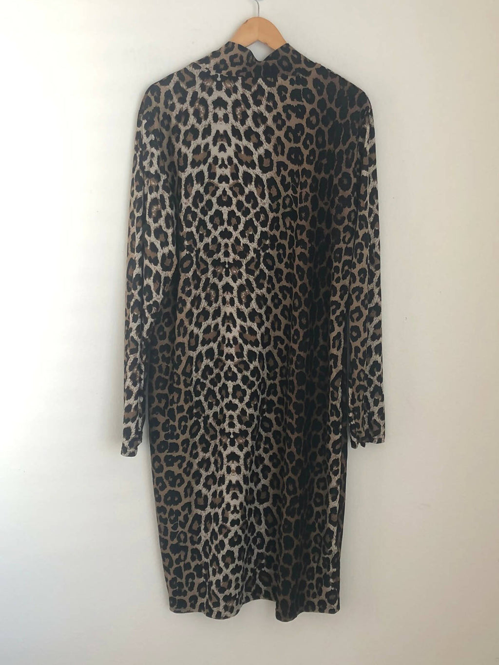 Leopard print bodycon dress