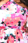 Plus Size Gorgeous Floral Blossom Skater Dress