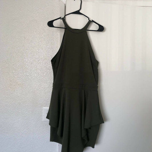 Olive Romper Dress
