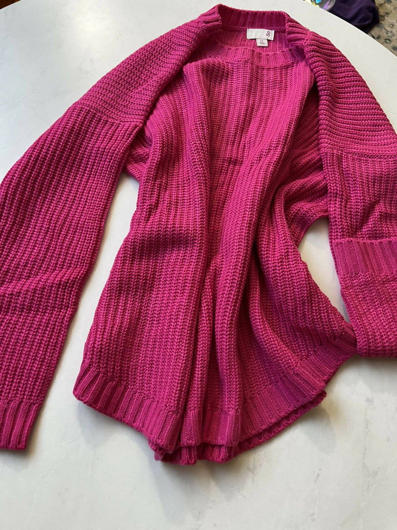 Long Sleeve Knit Sweater 1XL