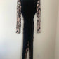 Bedazzled rose gold party jumpsuit