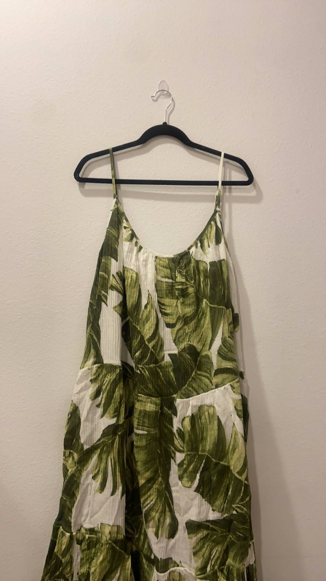 Banana leaf Spaghetti Strap Dress